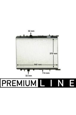 MAHLE CR515000P | Radyatör 02 > 307-C4-Prt-Brl 1.4-1.6 8V-16V-+ Ac