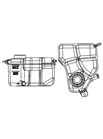 MAHLE CRT133000S | Genleşme Kavanozu 02-09 Fiesta 1.25-1.4-1.6 16V