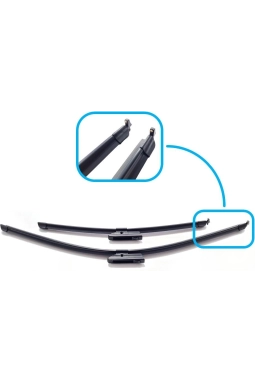 Silbak Citroen C4 Cactus 2014-2020 Ön Cam Sileceği Silecek Silgi Silgeç Takımı 65*43CM Fiskiyeli Smart Wash