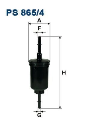 FILTRON PS865-4 | Benzin Filtresi 02-09 Fiesta-Fusion-Ma.2 1.25-13-.1.4-1.6