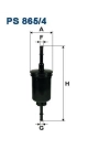 FILTRON PS865-4 | Benzin Filtresi 02-09 Fiesta-Fusion-Ma.2 1.25-13-.1.4-1.6