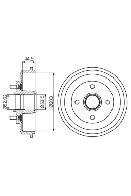 BOSCH 0986477266 | Kampana (Ad) 02-11 Fiesta Rulman + ABS Sensör Halkası | 2 Adet