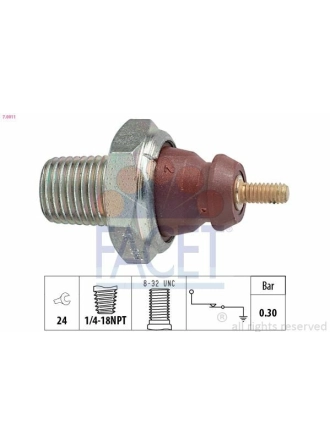 FACET 7.0011 | Yağ Basınç Salterı Escort 89 > 99 Fiesta 89<95 Focus I 98 > 04 Mondeo 93 > 96