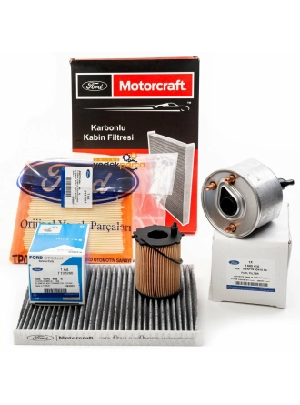 Ford Fiesta 2011-2012 1.4 TDCI Euro 5 Periyodik Bakım Seti Motorcraft Set Orijinal