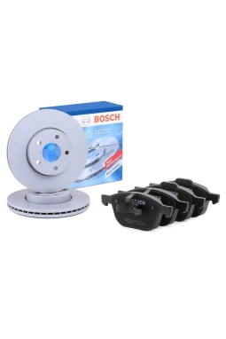 Ford Fiesta 2008-2012 Ön Fren Disk ve Balata Takımı Bosch Marka