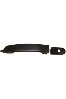 Hushan 2007 - 2009 Ford Fiesta Ön Kapı Dış Açma Kolu Sol Siyah (Pütürlü Tip) Anahtar Delikli (Hushan) (Oem NO:2S61A218A14BA)