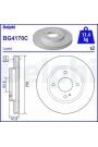 DELPHI BG4170C | Disk On 09-Fiesta 1.4İ-TDCI-1.6İ-TDCI Kaplamalı | 1 Adet