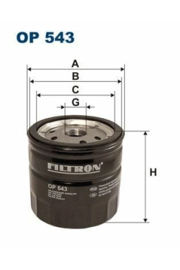 FILTRON OP543 | Yağ Filtresi Connect-Focus 1.8Tdci-Di