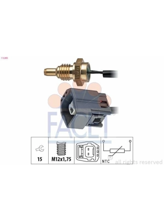 FACET 7.3295 | Hararet Müşürü (Isı Müşürü) Focus Cak 98-05 I 98-1.8 TD 1.8 TDCI Transıt Connect