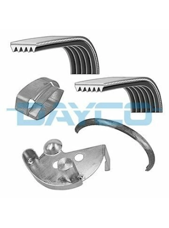 DAYCO PVE001 | Kanallı Kayış Kiti C Max 1.6 16V 03-11 Focus II / III 1.4 16V / 1.6 16V 04 /-Volvo C30 S40 V50