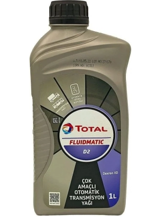 YYO Atf Otomatik Şanzıman Yağı ve Direksiyon Hidrolik Yağı Dexron Iıd Dexron2 Dexron D2   T O T A L  F L U I D M A T I C