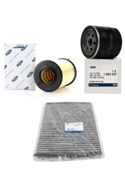 Ford Focus 2011-2014 1.6 Benzinli Periyodik Yağ Bakım Filtresi Seti Ford Orijinal