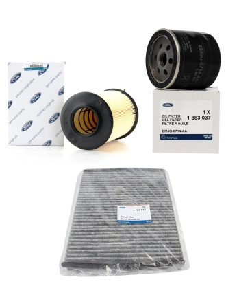Ford Focus 2011-2014 1.6 Benzinli Periyodik Yağ Bakım Filtresi Seti Ford Orijinal