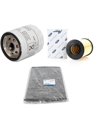 Ford Focus 2011-2014 1.0 Benzinli Periyodik Yağ Bakım Filtre Seti Ford Orijinal
