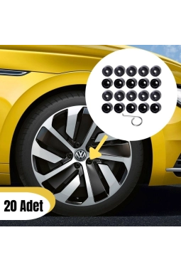 Gkl Bijon Kapağı Şifresiz 20 Adet Siyah Vw Arteon 2017-2023 1K0601173