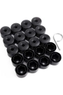 Elg - Vw Bora Bijon Civata Kapağı Siyah Renk 20 Adetli Set 17MM 1K06011739B9