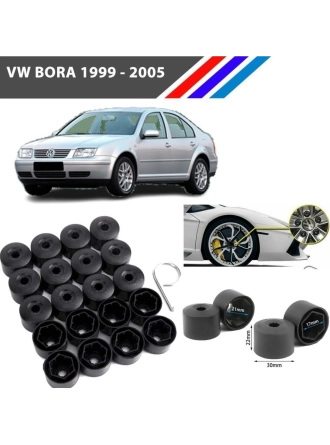Elg - Vw Bora Bijon Civata Kapağı Siyah Renk 20 Adetli Set 17MM 1K06011739B9