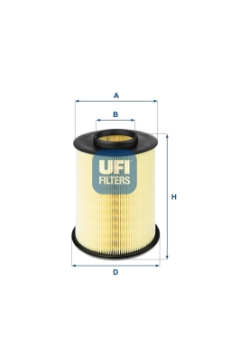 UFI 27.675.00 | Hava Filtresi 07-Focus.2.3-C.Max 1.4-1.6-2.0