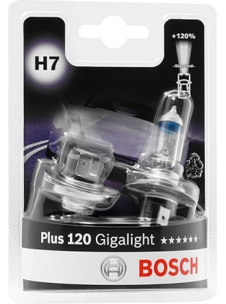 Bosch H7 Gigalight Plus 120 Ampul Seti