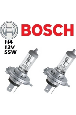 Bosch H4 12V 60/55W Far Ampülü 2 Adet Set