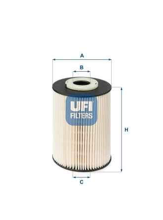 UFI 26.020.00 | Mazot Filtresi 07-Mondeo 2.0Tdci