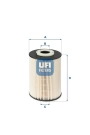 UFI 26.020.00 | Mazot Filtresi 07-Mondeo 2.0Tdci