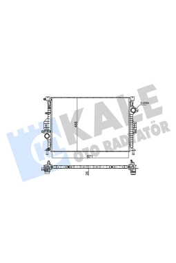KALE RADYATÖR 346120 | Ford Mondeo 2007-2014 2.0 TDCİ Su Radyatörü Kale Marka
