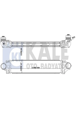 KALE 344930 | Turbo Radyatörü (Intercooler) 10-Focus-Mondeo-Smax 2.5Rs