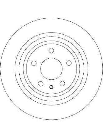 TRW DF6809 | Disk Arka 15-Mondeo Kaplamalı Icten Havalandırmalı | 1 Adet