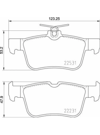 BREMBO P24175 | Fren Balatası Arka (Ford Mondeo 2014 -)