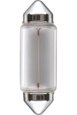 Wolfram Ampul 12V 10 Sv8.5-8 Sofıt Uzun Boy 41 mm 6411 Wolfram 26510 Oem