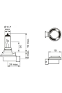 Bosch AMPUL-ECO-12V-H8-35W-PGJ19-1
