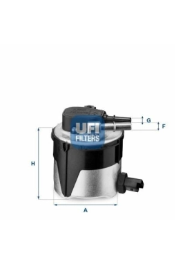 UFI 55.170.00 | Mazot Filtresi 06-Focus-C.Max-Fiesta-Vo.S40 1.6 TDCI **Oe**
