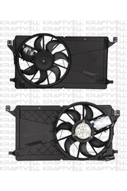KRAFTVOLL 08120049 | Fan Motoru Davlumbazlı (+ Ac) Cmax 07 /-Focus II Cmax 03-07 Focus II 04 /-Volvo C30 S40 II V50 1,6Tdcı 03 / -