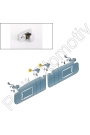 YYO Transporter (2003-2021) Güneşlik Tutucu Klipsi Gri 3B0857561B