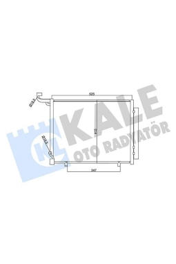 KALE 357720 | FORD PUMA 2020 Model Sonrası Klima Radyatörü (Kondenser)