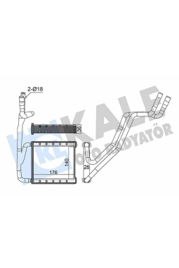 KALE 357330 | FORD PUMA 2020 Model Sonrası Kalorifer Radyatörü KALE Marka