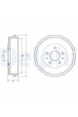 DELPHI BF568 | Ford EcoSport Arka Fren Kampana Delphi Marka