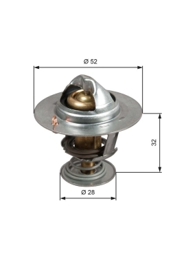 GATES TH50292G1 |Ford EcoSport 1.0 Ecoboost  Termostat 92°C