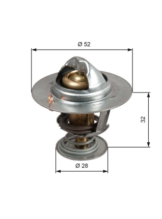GATES TH50292G1 |Ford EcoSport 1.0 Ecoboost  Termostat 92°C
