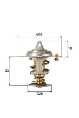 MAHLE TX32792D |Ford EcoSport 1.0 Ecoboost Termostat 92°C