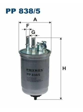 FILTRON PP838-5 | Mazot Filtresi 03-Connect 75Hp