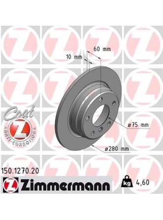 ZIMMERMANN 290.2265.20 | Fren Diski Standart | 2 Adet