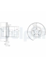 DELPHI BG3826 | Fren Diski Ön (278mm) (Ford: Connect 02 -)