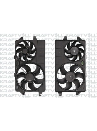 KRAFTVOLL 08120005 | Fan Motoru Komple (Çift Fanlı) Ford Tourneo Connect 02-14