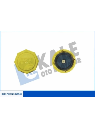 KALE 358540 | Genleşme Tankı Kapağı (Ford Courıer Connect 02-Escort 95 -) 1.2 Bar Sarı Kapak