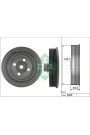 INA 544013910 | Krank Kasnağı (Ford: Transit Connect 02-Focus 99-Mondeo IV 07-S-Max 06-1.8 TDCI)
