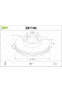 VALEO 297748 | Fren Diski Ön Tourneo Connect 02-131.8 TDCI / Tddi / Dı 1.8 TDCI 1.8 16V 1.8 TDCI Transit Connect (P65_, P70_, P80_) 02-131.8 16V 1.8 Di 1.8 TDCI 1.8 TDCI Connect 03-1.8D TDCI Adet Havalı 278mm | 2 Adet
