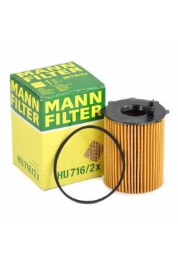 MANN HU716-2X | Ford Courier   2012-2018 Model Arası Dizel Yağ Filtresi Mann Marka