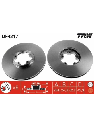 TRW DF4217 | Disk On 00-Transit V184 | 1 Adet